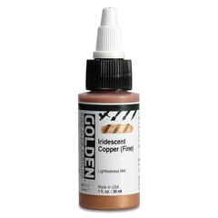 High Flow Acrylics Iridescent Copper Fine 1 fl oz Bottle Pro Artist Paint