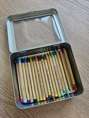 Tim Holtz Distress Watercolor Pencils, Sets 1, 2, 3 and Tin, Barely Used