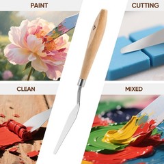 25pcs Paint Brush Set, Professional Paint Brush Set with Cloth Roll and Paint…
