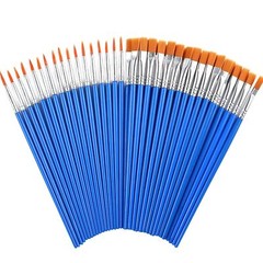 60 Pcs Paint Brushes Bulk Mini Round Paint Brush Small Tiny Painting Brushes