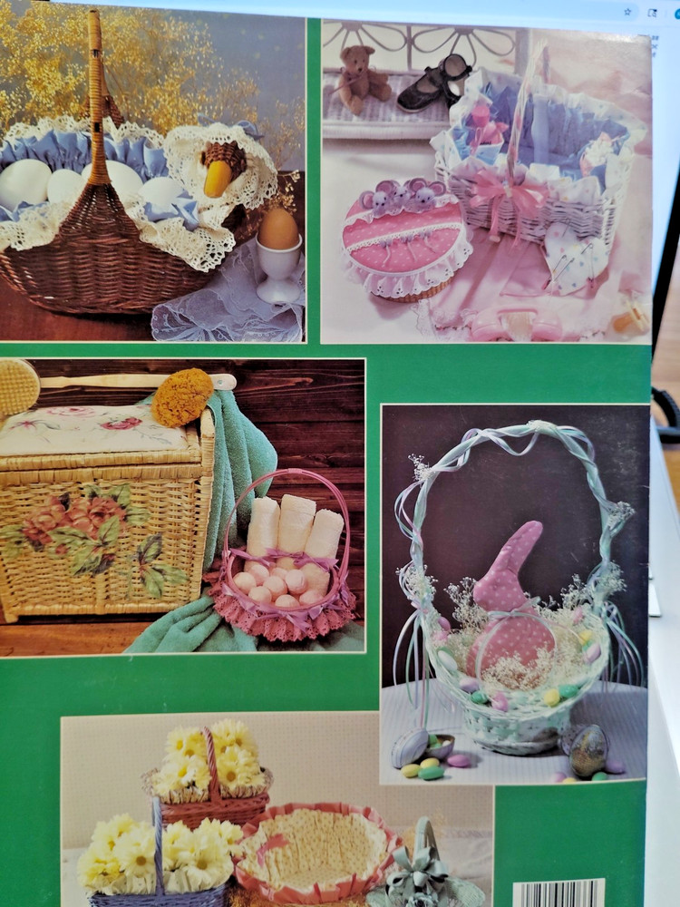 Basket Case Designer Baskets Decor Crafts Gift Pattern 1066 Leaflet Leisure Arts