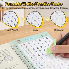 Grooved Handwriting Practice for Kids Age 3-8, 5 Magic Grooved Practice Copyb…