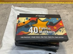 Pagather 40 Fabric Markers Fade Resistant Non Toxic Quick Dry Multi-surface New