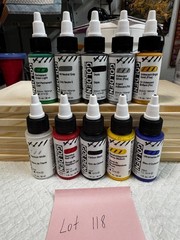 LOT OF 10 Golden High Flow Acrylics 1 fl. oz. /30 ml Sealed No Duplicates LOT118
