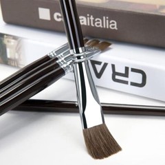 Magic Touches Artist Oil Paint Brush Set 6 Sizes Natural Sable Flat Tip Absorp