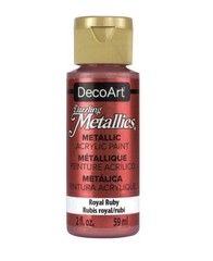 Luxurious 2oz Royal Ruby Metallic Acrylic Paint – Perfect for Any Surface