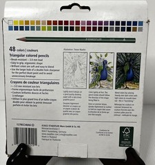 Staedtler 48 Triangular Barrel Assorted Colored Pencils, Brand New