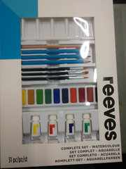 Reeves Complete Watercolor Set- Includes, Pencils, Brushes, Paints and more
