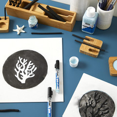 Pebeo Easy Peel Liquid Latex Masking Fluid – Drawing Gum – Dries Quickly – for I