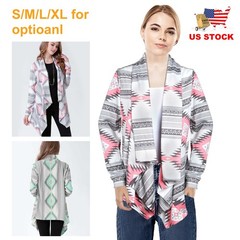 Women Open Front Cardigan Long Sleeve Shawl Neck Breathable Cardigan Well Col…