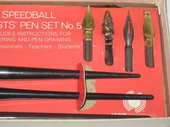 Pen Set Hunt Speedball #5 Artist Calligraphy Lettering & Drawing 3065 USA UNUSED