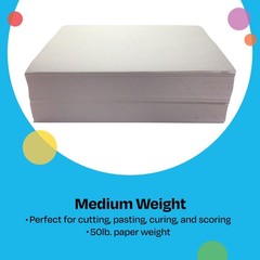 Childcraft Construction Paper, 9 x 12 Inches, 1 Count (Pack of 500), White