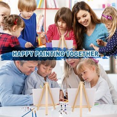ESRICH 52PCS Acrylic Paint Canvas Set, Painting Kit 6 * 8 inches, 24