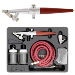 Paasche H-SET Single Action Siphon Feed Airbrush Set Kit Air Hose Hobby Craft