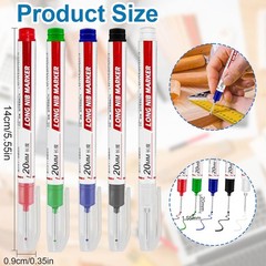 Multicolor Long Nib Marker Set – 10 Waterproof Pens for Various Surfaces