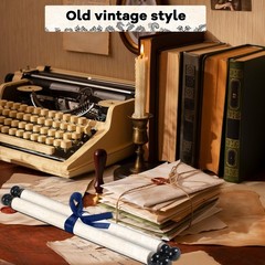gisgfim 6Pcs Blank Paper Scrolls Small Vintage 15-3/4 inches, Colorful