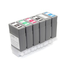 6 Pcs/Set PF 107 Compatible Ink Cartridges For canon IPF 770 670 680 685 Printer