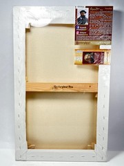 MASTERPIECE 10.5oz Cotton Medium Texture Stretched Canvas 16″ x 26″ White 2 Pack