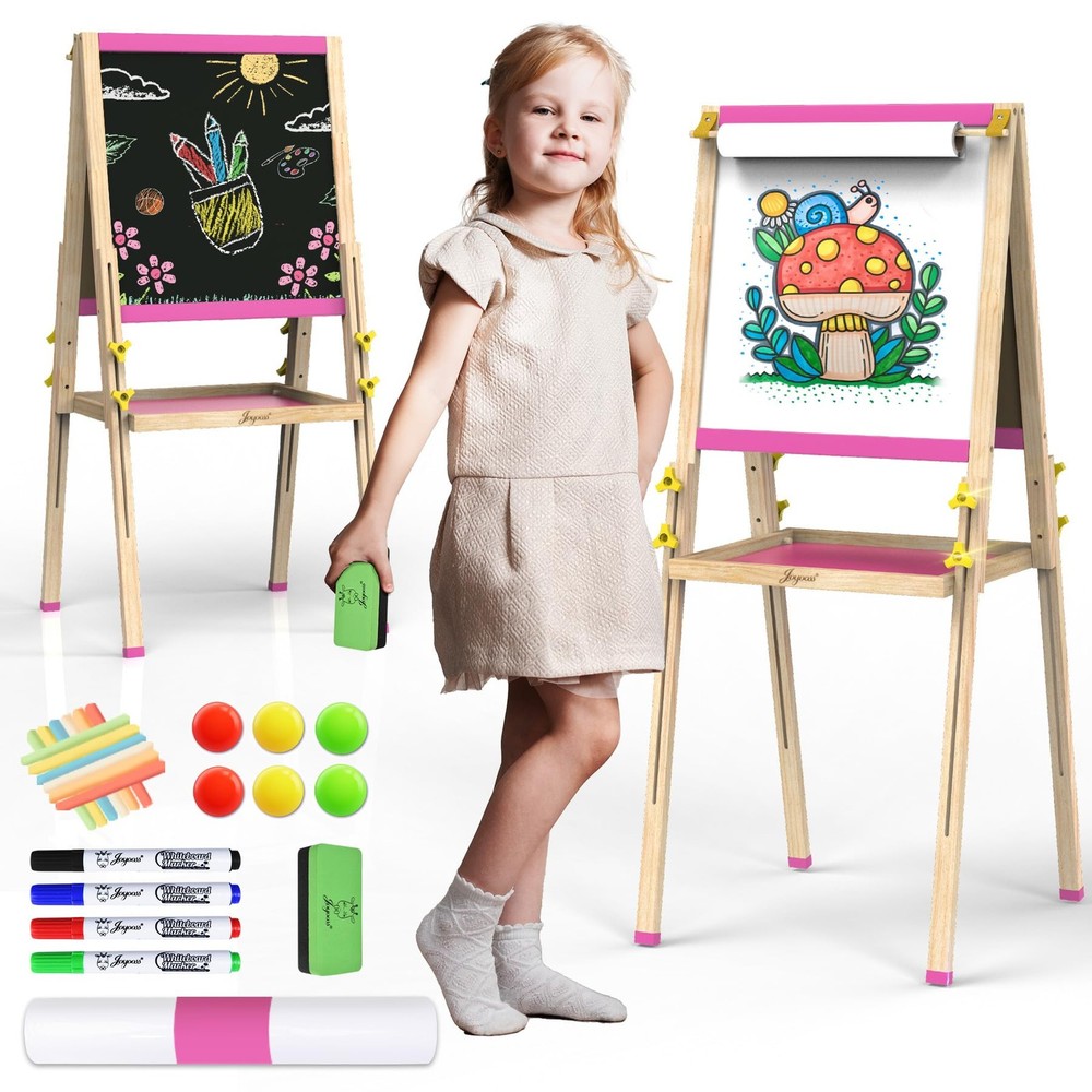 JOYOOSS Art Easel for 17.72 inches (D) x 10 (W) x 10 (H), Pink