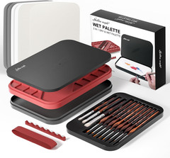 Wet Pallet for Painting Miniatures – 2 in 1 Dry and Wet Palette
