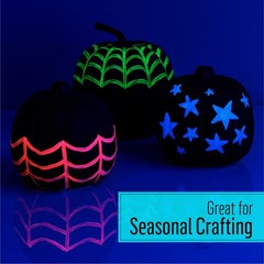 8 Fl Oz Green Glow In The Dark Acrylic Paint Luminous Arts Crafts DIY Pigment