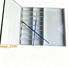 Art Paint Box Empty Watercolor Artist Supply Painting Accessories Palette 16Grid