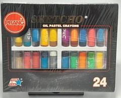PRANG SKETCHO OIL PASTEL CRAYONS 24-CT ASSORTED #11670 by DIXON TICONDEROGA