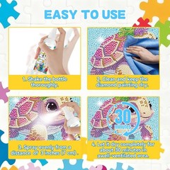 Diamond Art Sealer Spray, Fast-Drying Diamond Painting Sealer for Resin Diamonds