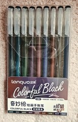 Languo Gel Pen Lot 6 Sets Aesthetic Journaling Art Pens 45 pen Count NEW