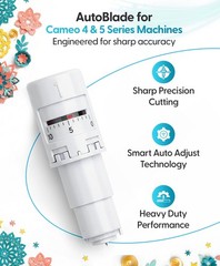 Silhouette AutoBlade Cameo 4 3 Pack Silver CC-SILH-ACC-B6