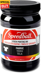 4600 Fabric Screen Printing Ink, 32 fl oz., Black