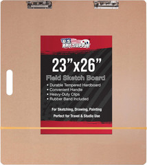 23″ X 26″ Artist Sketch Tote Board – Lightweight Hardboard Drawing Board with Ha