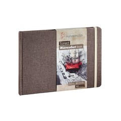 Toned Watercolour 200g/m² Beige, Watercolor Notebook, A5, Landscape 30 fls