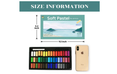 Soft Chalk Pastels Non Toxic Art Supplies Pan Pastel Superior Quality 48 Colors