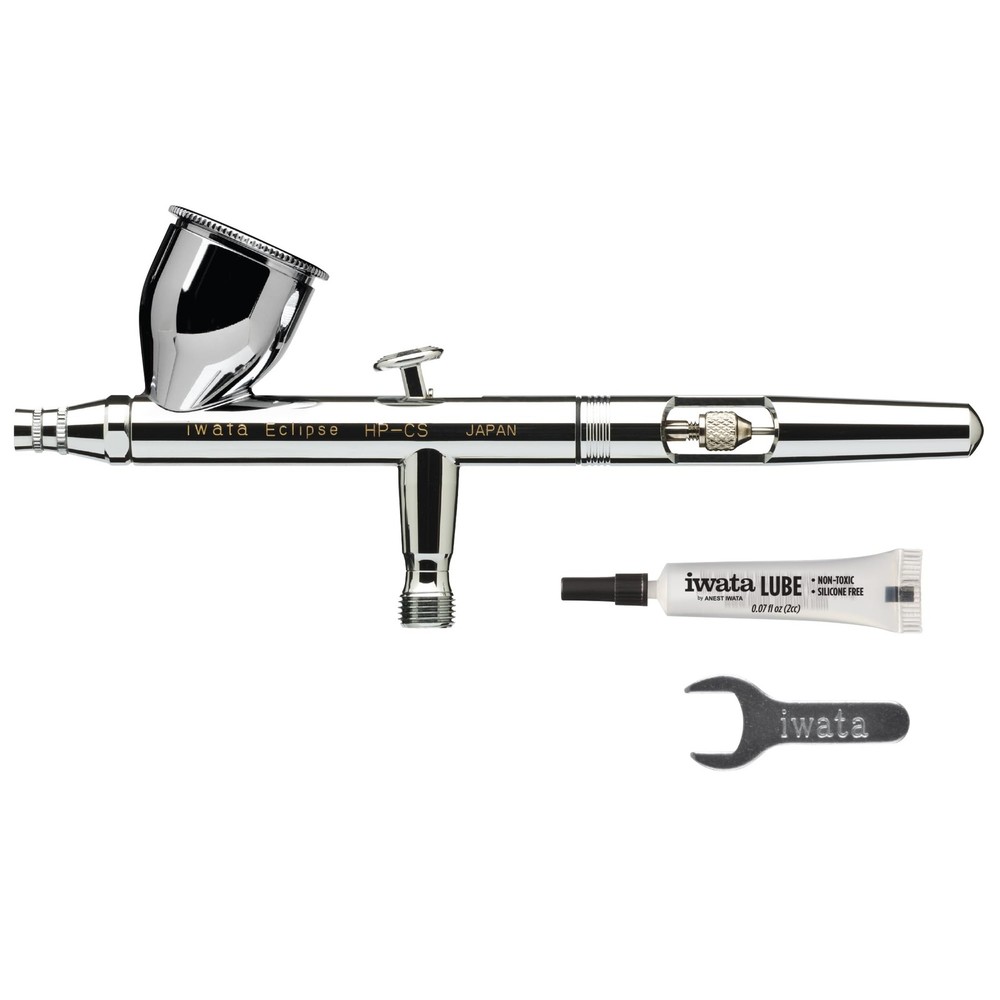 Iwata Eclipse HP-CS Airbrush – Gravity Feed Dual Action, One Size, Factory