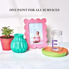 Martha Stewart Multi-Surface Specialty 10 pc Paint Set, Rainbow Sparkle