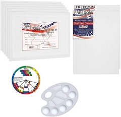 US Art Supply 133pc Deluxe Artist Painting Set Aluminum Wood Easels Accessories