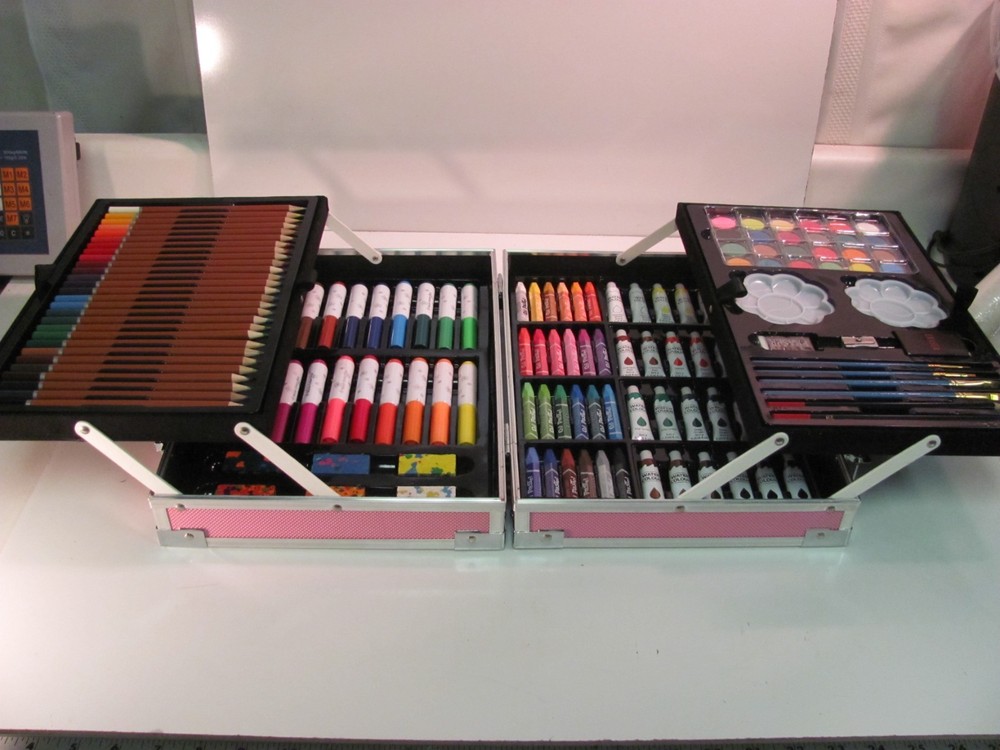 145/150pcs Artists Aluminium Art Case Colouring Pencils Painting Set Kids/Adults