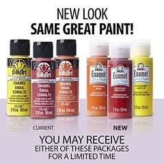 Enamel Glass & Ceramic Paint in Assorted 2 Fl Oz (Pack of 1) Wicker White