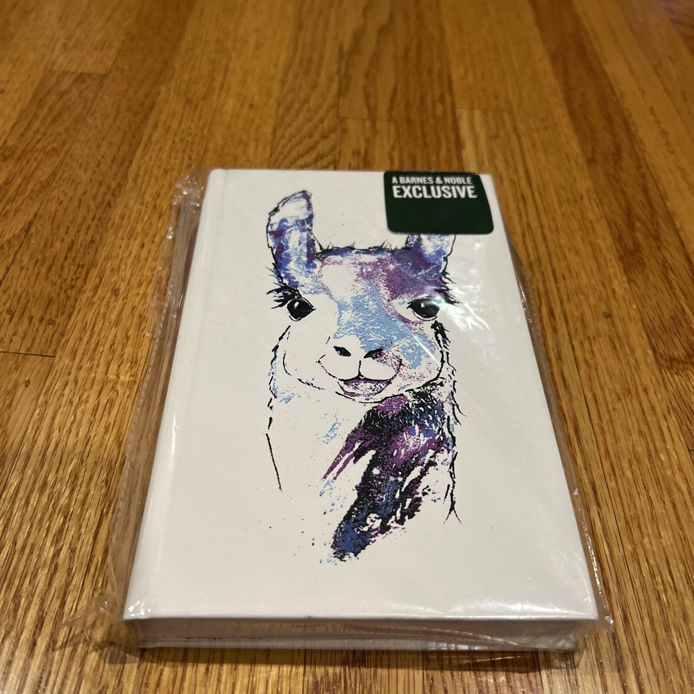 Llama Sketch Book Barnes & Noble Exclusive 72 Pgs Faux Leather Cover
