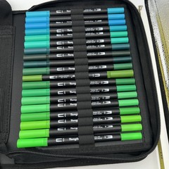 Case with 120 Dual-Tip Markers – Vibrant Brush & Fine Tips for Coloring & Art