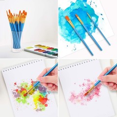 Versatile 20-Piece Artist Paintbrush Set with Soft Bristles for Easy Painting