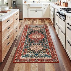2×6 Rug Runners for Hallways, Non Slip Kitchen Washable Long Runner Rugs,