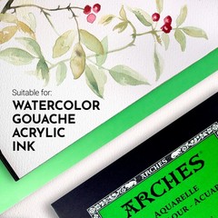 Arches Watercolor Paper Pad 140 lb. Cold Press 10×14