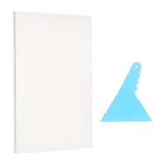 100pcs 20x30cm Diamond Paint Release Paper and Blue Scraper for Diamond Art