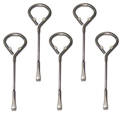 5 Pack Paint Can Opener, Bottle 5 inches x 1.5 x 0.25 inches, Steel