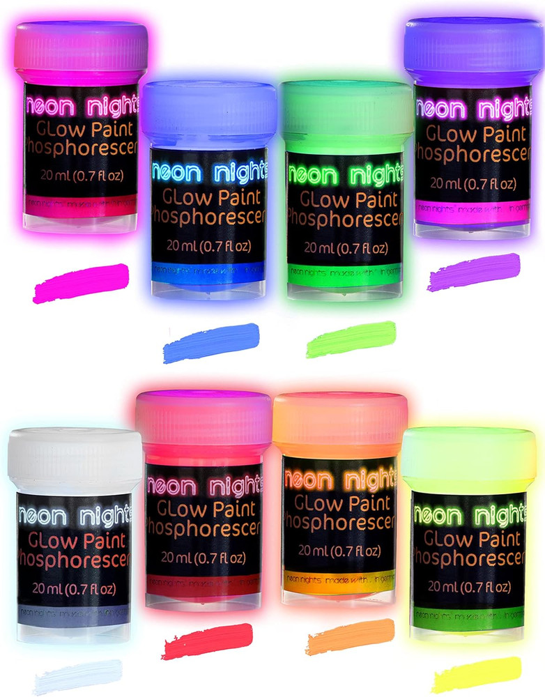 Neon Nights Glow in the Dark | Luminescent | Phosphorescent | Self-Luminous