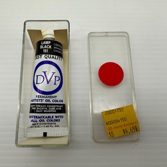 Vintage Da Vinci Oil Color 37ml Lamp Black 151 Oil Paint NEW NOS Made USA