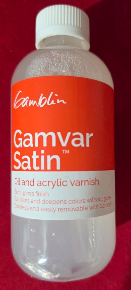 Gamblin Gamvar Pict Varnish 8.5 Oz Satin Semi Gloss Oil & Acrylic FREE SHIPPING
