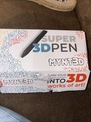 MYNT3D Super 3D Pen 1.75mm ABS PLA Compatible 3D Printing Pen NEW OPEN BOX!